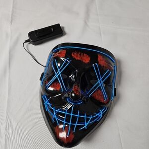 Purge Mask Halloween Light up‎ Mask, Led Mask- 3 Different Settings New